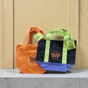 Brand New - Trader Joes Mini Canvas Bags (Tags still on)